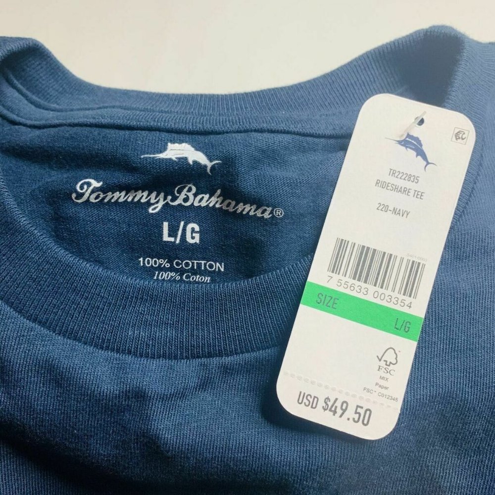 Tommy Bahama Mens Graphic T-Shirt Size Large L New - Picture 4 of 8
